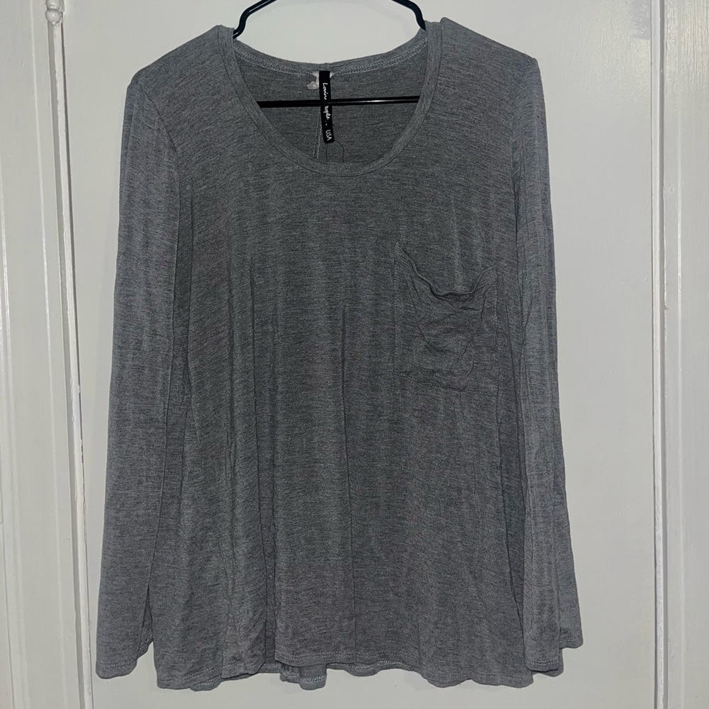 Long sleeve grey women’s shirt